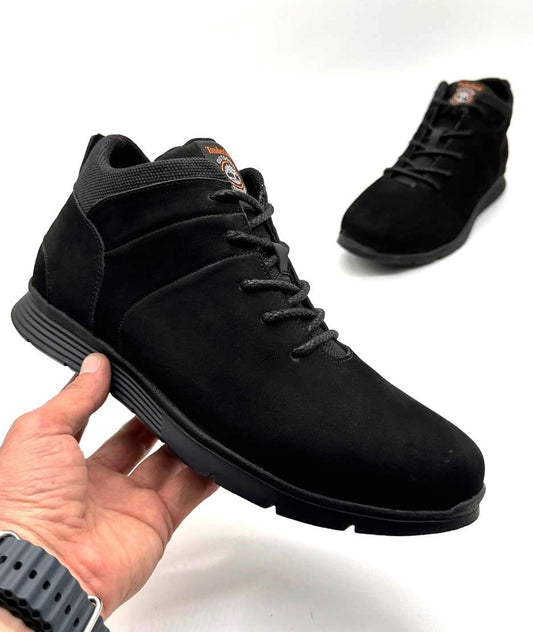 Timberland en cuir Nubuck NOIR